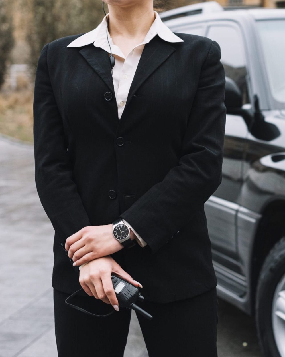 security-female-providing-safety-service